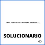 Fisica Universitaria Volumen 2 Edicion 12 Solucionario