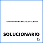 Fundamentos De Matematicas Espol Solucionario