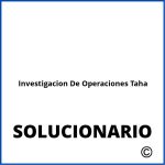 Investigacion De Operaciones Taha Solucionario