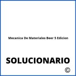 Mecanica De Materiales Beer 5 Edicion Solucionario