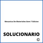 Mecanica De Materiales Gere 7 Edicion Pdf Solucionario