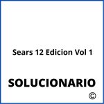 Solucionario Sears 12 Edicion Vol 1